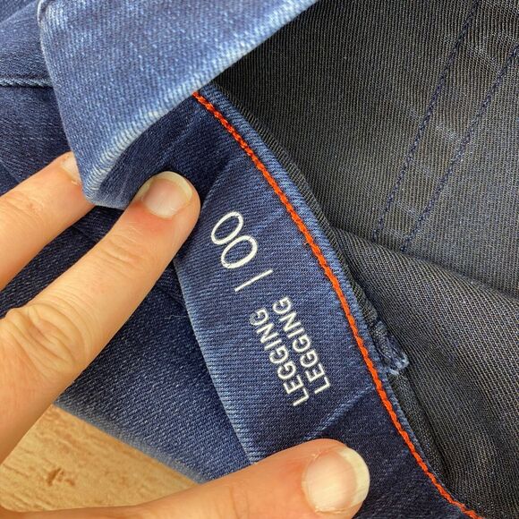 Tommy Hilfiger Women's Jegging Pull On Skinny Jeans Size 00 Dark Wash Stretch - Picture 4 of 5